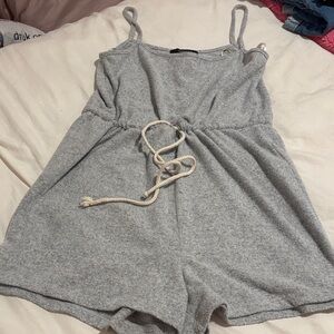 Cozy Gray Romper